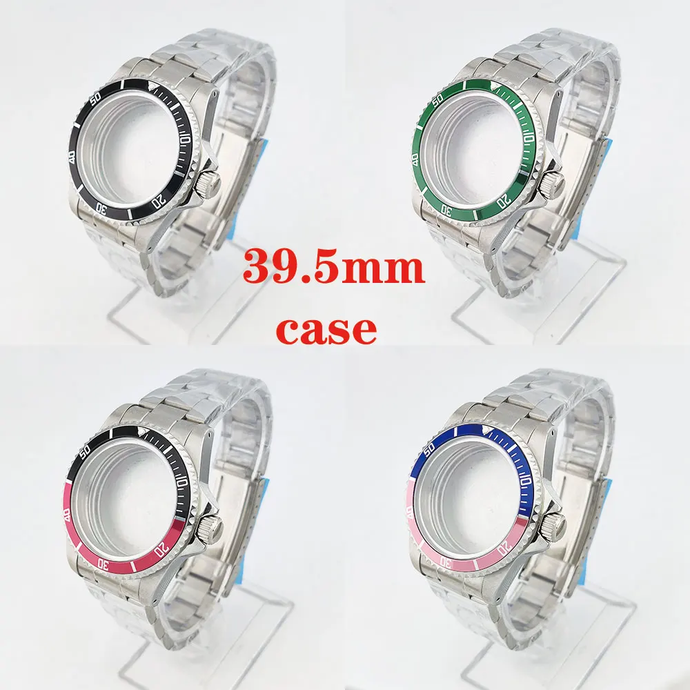 

Корпус часов 39,5 мм, корпус NH35, ретро-корпус, акриловое плоское стекло, аксессуар для часов NH35, механизм NH36, ретро-корпус для часов для дайвинга