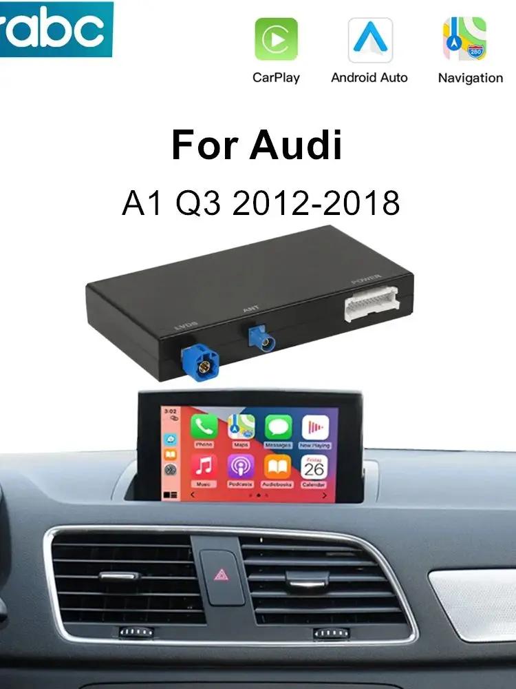Draadloze CarPlay Android Auto Navigatie Upgrade Voor Audi A1 Q3 2012-2018 MMI 2G/3G HN + RMC Met AirPlay Spiegel Link Functie - afbeelding 2
