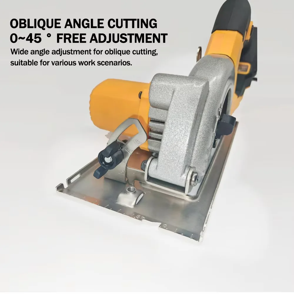 Sega circolare elettrica da 5,5 pollici Rotore esterno senza spazzole Utensili elettrici ad alta potenza a batteria compatibili con la batteria Dewalt 18V