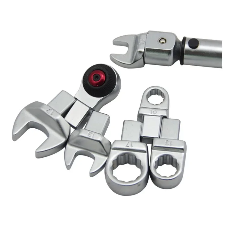 Taiwan replaceable head set torque wrench plum blossom opening torque ratchet wrench sleeve exchange head