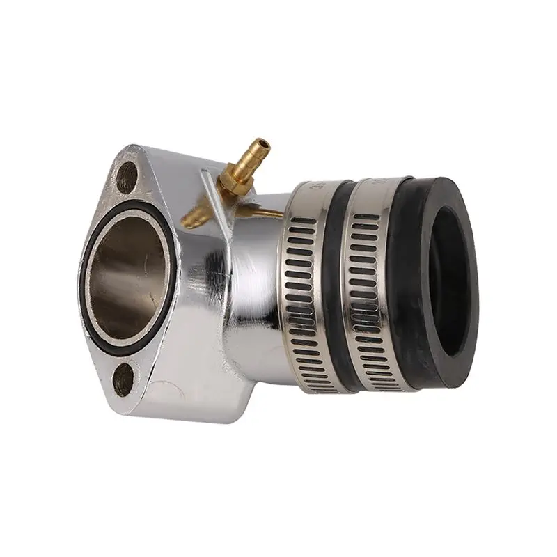 

Hot Selling-Engine Carburetor Aluminum Alloy Angled Adapter Inlet Intake Carb Manifold For GY6 150Cc Scooter Go Kart,Engine Carb