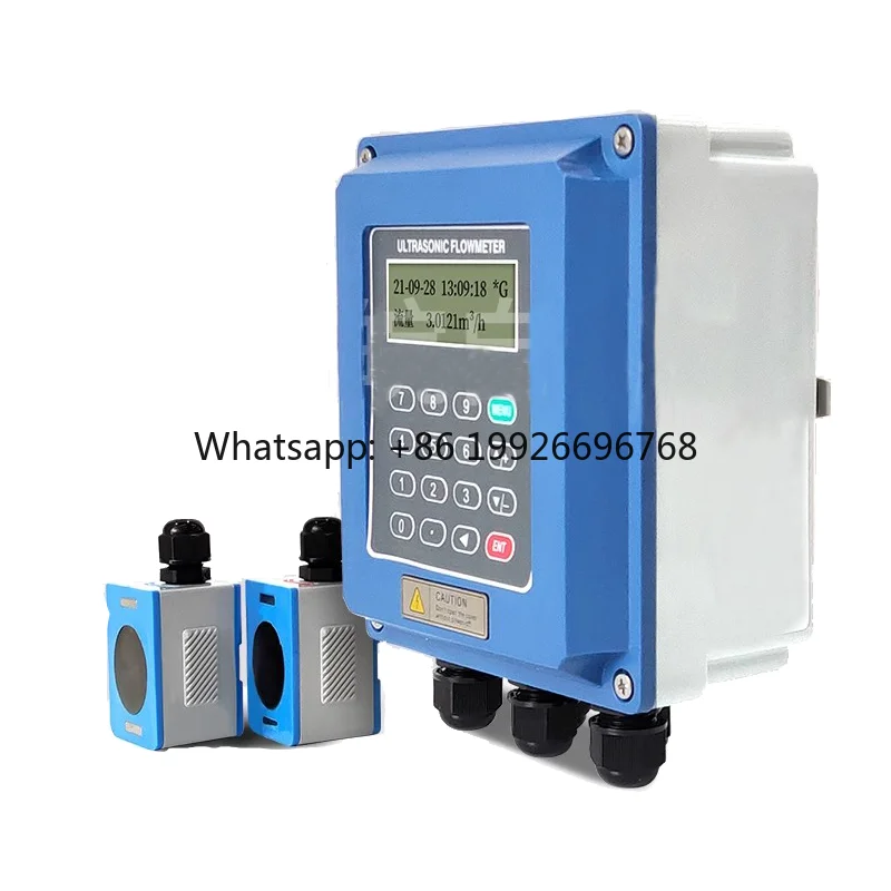 

Ultrasonic Flowmeter 4-20mA High Precision Data Logger Non-Contact Portable