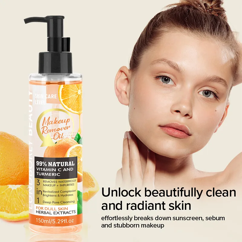 150 ml natuurlijke kruidenreinigingsolie verwijdert zachtjes make-up reinigt diep de poriën oplosst overtollige olie verfrissend en niet vettig