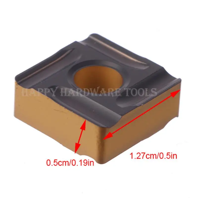 เม็ดมีดกลึงรูสี่เหลี่ยม SNMG120408L-LS SP3200: แบบลบ มีความทนทานต่อการสึกหรอสูงสำหรับการกลึงเหล็ก