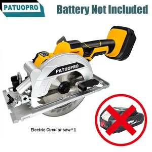 5 Zoll drahtlos ohne Bürsten Mini -Kreissäge mit Tränenführung Vakuumadapter Blade Elektrisches Werkzeug für Makita 18 -V -Batterie (ohne Batterie) 12 Main Makita Pulver Collector Sales - №8