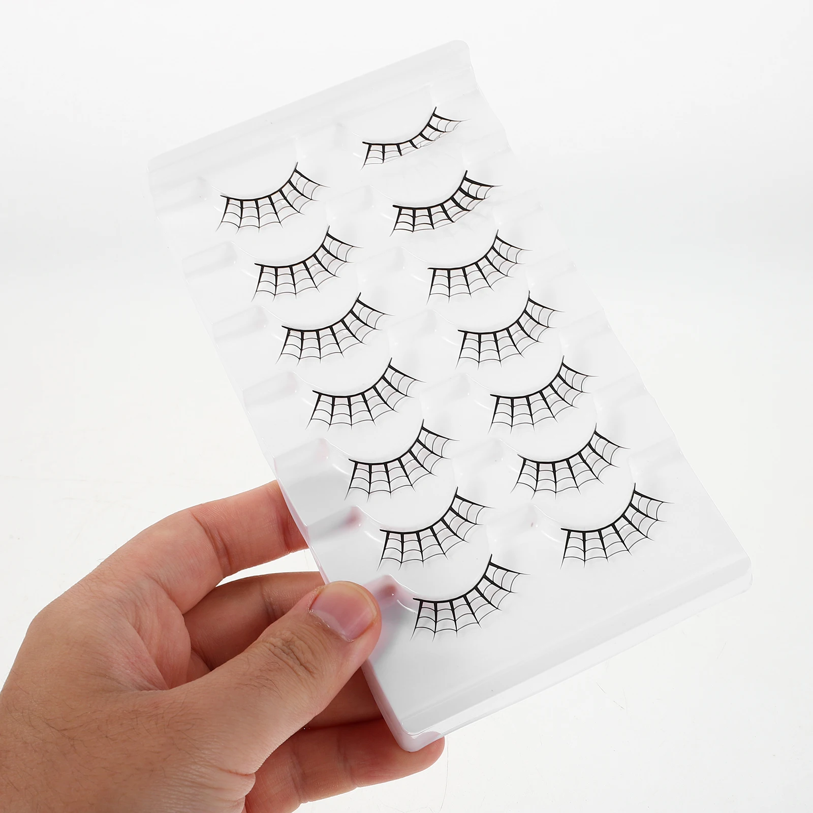 

7Pairs Halloween Eyelashes Unique Creative Fake Lashes Party Cosplay Women Festival Makeup Eyelashes Halloween