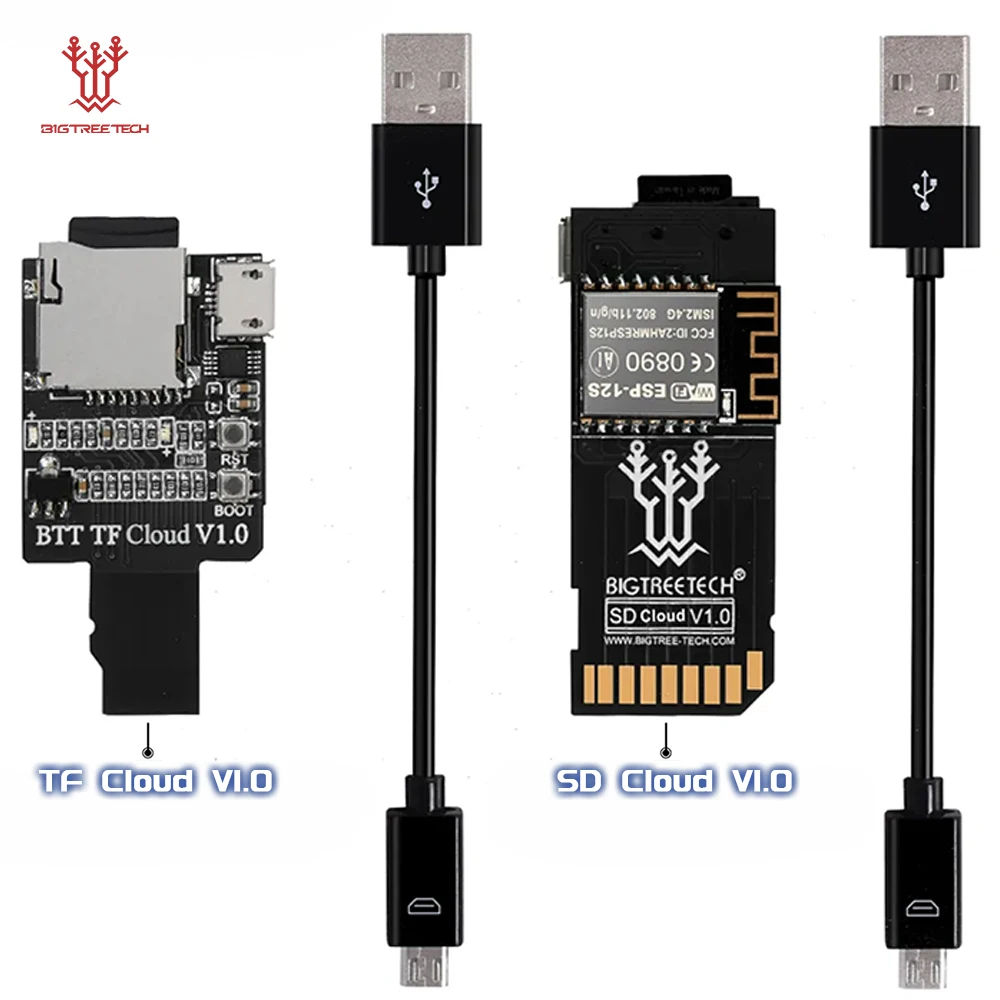 BIGTREETECH BTT TF Cloud V1.0 SD Cloud V1.0 Wireless Transmission Module For SKR V1.4 Turbo Board SKR MINI E3 TMC2209 TMC2208