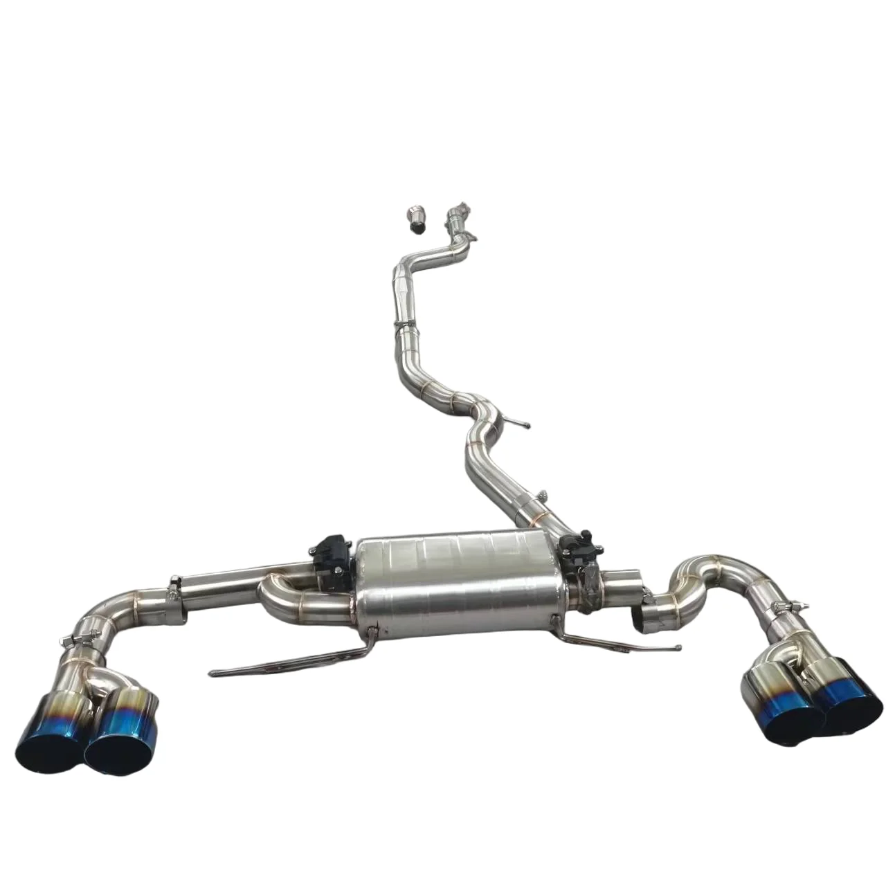 2026 Catback System for bmw 330e G20 2.0T B48 Valve Exhaust with Tips