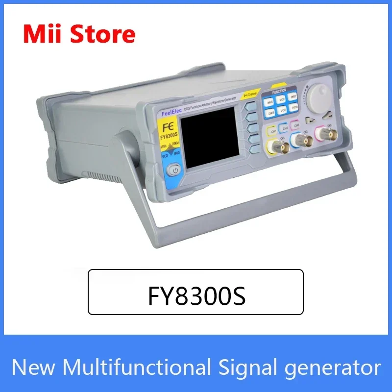 FY8300S-60Mhz 3 채널 파형 기능 신호 발생기, 초미세 파형 동적 파형 디스플레이