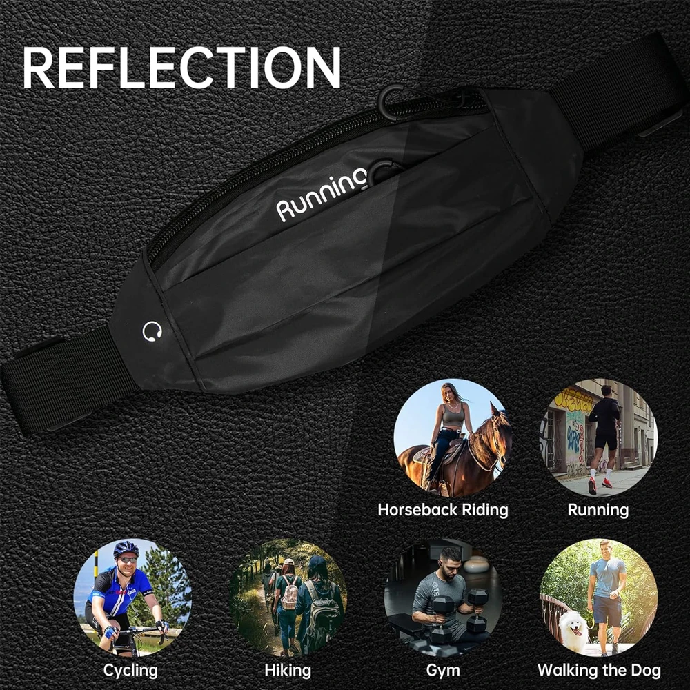 

1PCS Fanny Pack For Men Running Pouch Belt,Phone Holder Waist Pack Sport Hiking Walking Traveling