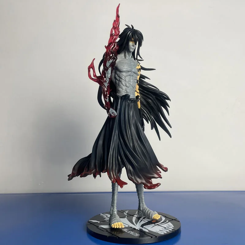 Anime BLEACH Ichigo Kurosaki Getsuga PVC Action Figure Toys Collection Model Kid Gift