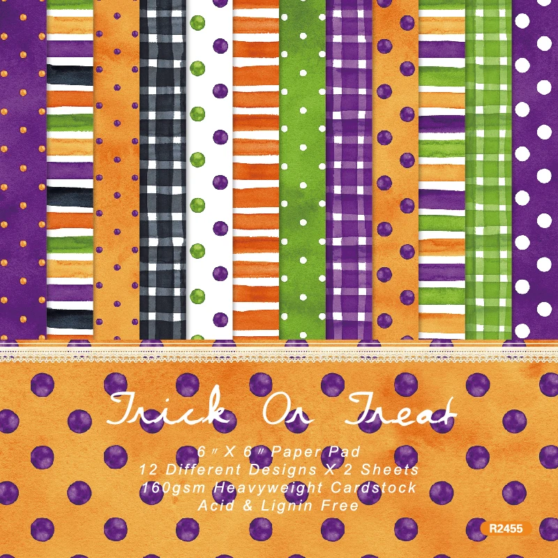 Alinacutle Junkjournal Halloween Flower Paper Pack 24 sheets 6\