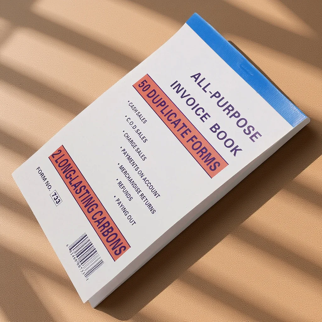 Чековая книга для управления заказом на продажу, многоцветный дизайн, отслеживание счет-фактур, финансовый органайзер для малого бизнеса