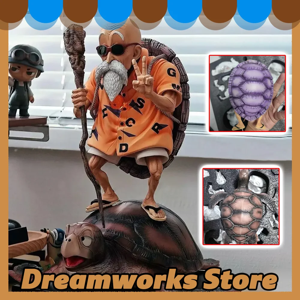 

IN STOCK Anime Dragon Ball Kame Sennin Figure Master Roshi Figurine Pvc Statue Action Figures Collection Model Toys Gifts