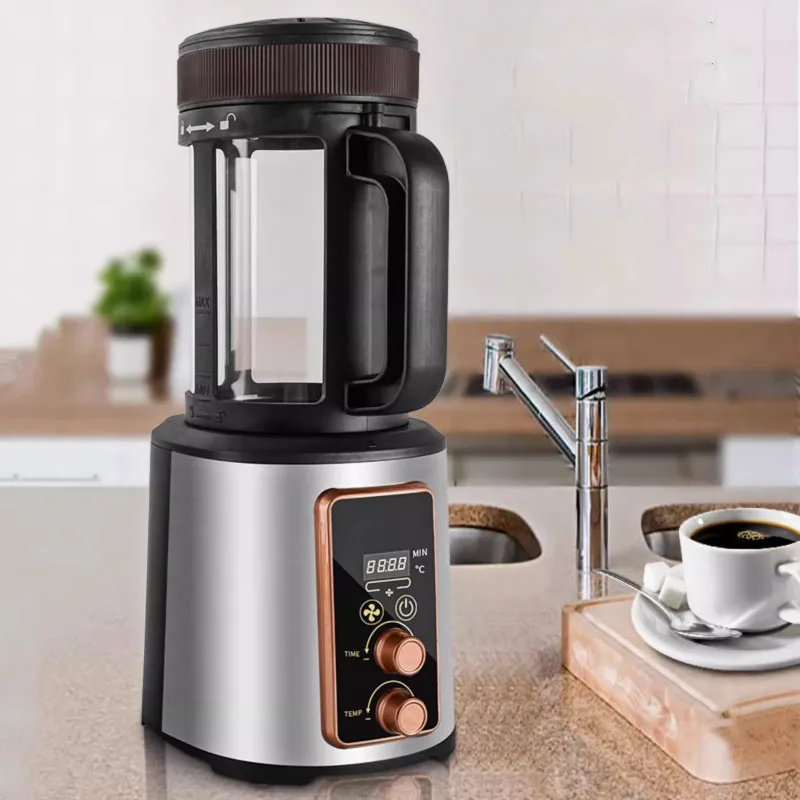 Coffee Bean Roaster Small Household Commercial Temperature Regulating And Cooling Automatic Timing Hot Air Bean Roast Kitchen view 4