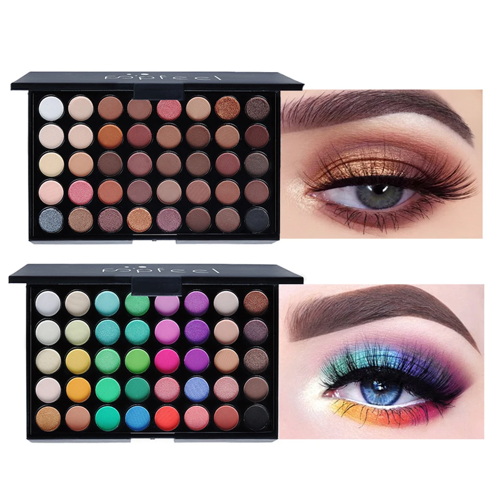 40Color Eye Shadow Palette  Earth Color Multi-Color Pearlescent Makeup Studio Dedicated To Simple Operation Easy For Beginners