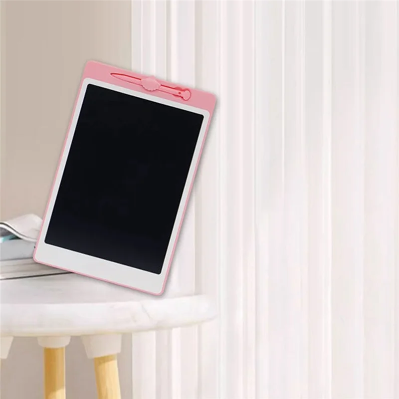 12 Inch LCD Handwriting Board Shell Graffiti Hand-Color Writing Board Eye Protection Drawing Board,Light Pink Durable