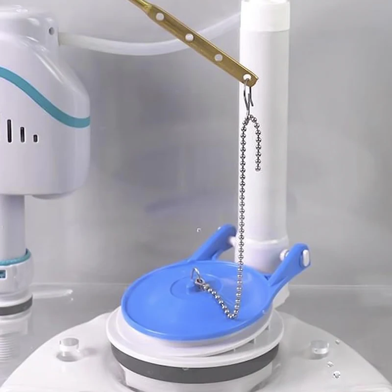 ห่วงโซ่สแตนเลส3ชิ้นสำหรับห้องน้ำ27.5ซม. ที่ยกชักโครกแบบเปลี่ยนได้ล้างคันโยกสำหรับเครื่องมือซ่อมห้องน้ำ