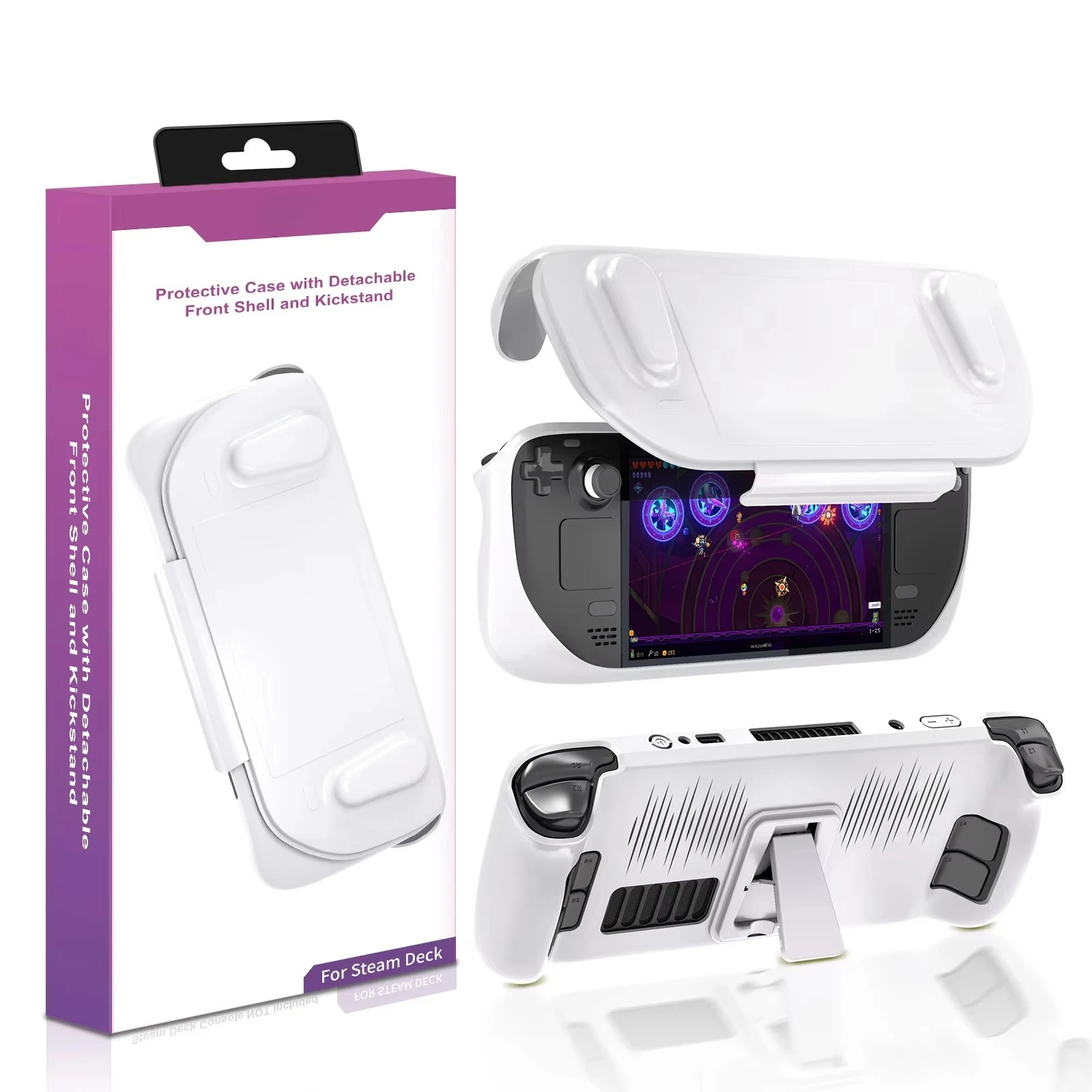 For JYS-SD012 Steam deck host with bracket, full package, ultra-thin protective case, removable cover, fall proof dust-proof p