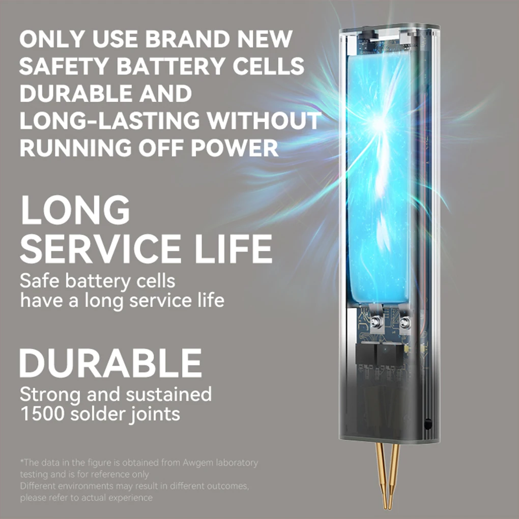 Handheld Portable Digital Display Mini Spot Welding Machine 11 Gears Spot Welder Adjustable Automatic Trigger for 18650 Battery