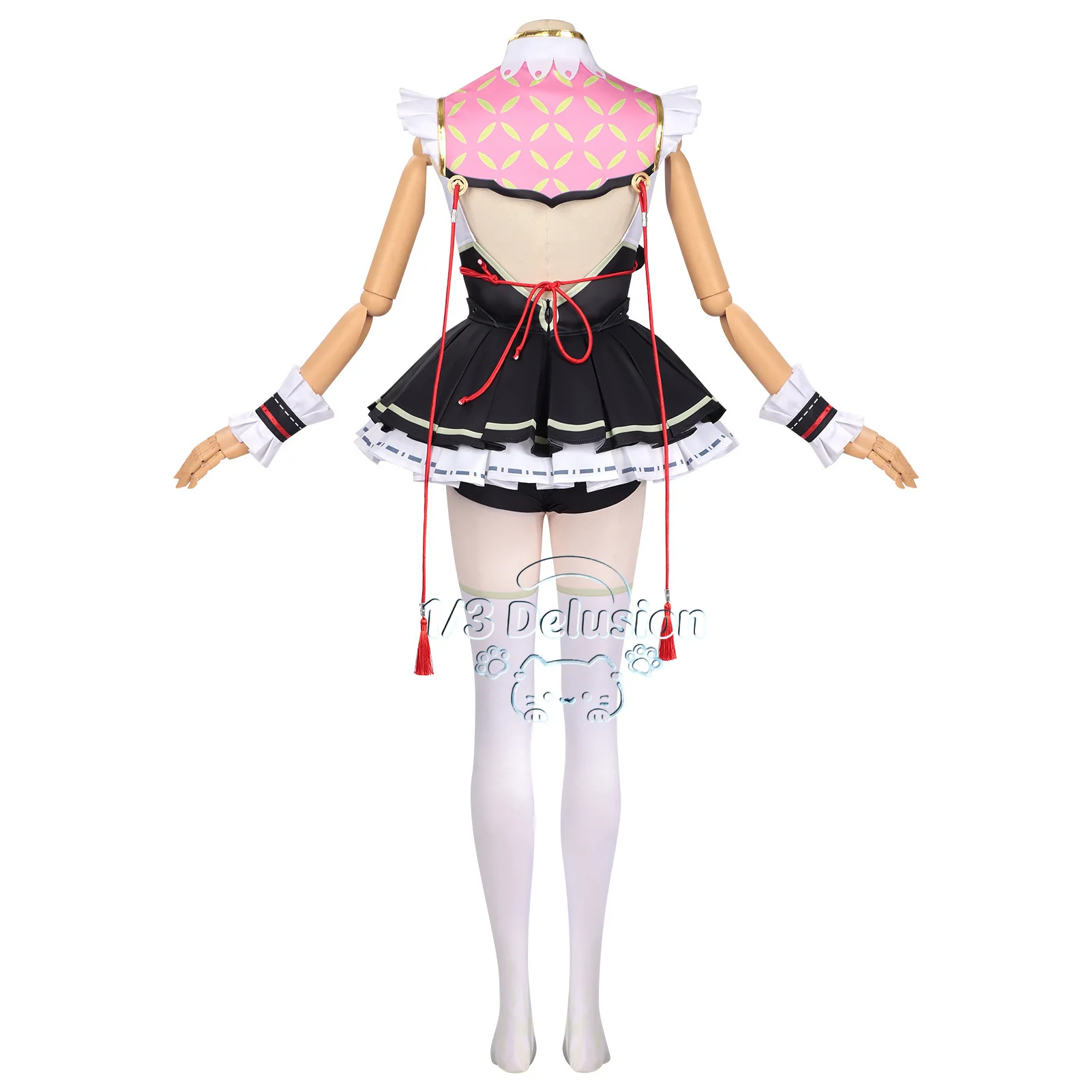 Disfraz de Cosplay de Xiao Zhi de The Ring, Estilo Chino, Cheongsam Mejorado, Conjunto Completo para Fiesta de Halloween, 1/3 Delusion