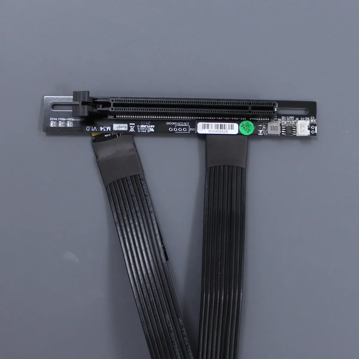 ADT M.2 NGFF NVMe Key M to PCI-E4.0x16 Graphics Board GPU Extension Cable M41-M34 FFC Low Loss Computer Accessories