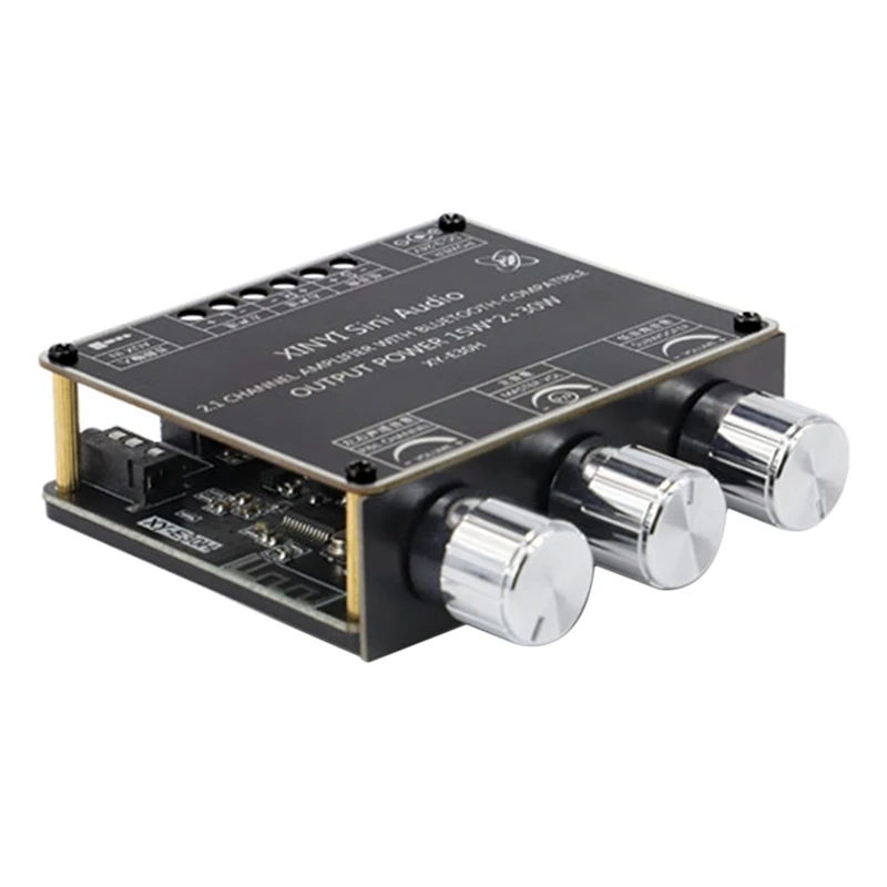 XY-E30H 2.1 Channel Bluetooth 5.1 Audio Power Amplifier Board Module High And Low 15Wx2+30W Subwoofer Amplifier Speaker