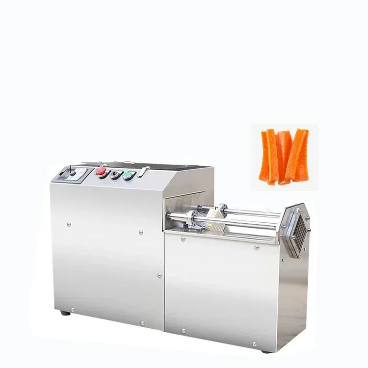 

New Arrival Small Electric Carrot Potato Sticks Cutting Machine Commercial Potato Cassava Strip Cutter