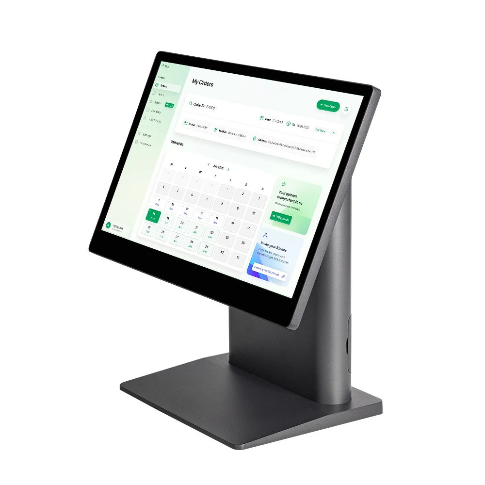 ATV&UTVHBAPOS Latets Supermarket 15.6inch All-in-one Cash Register Windows Touch Screen Point of Sale POS Systems