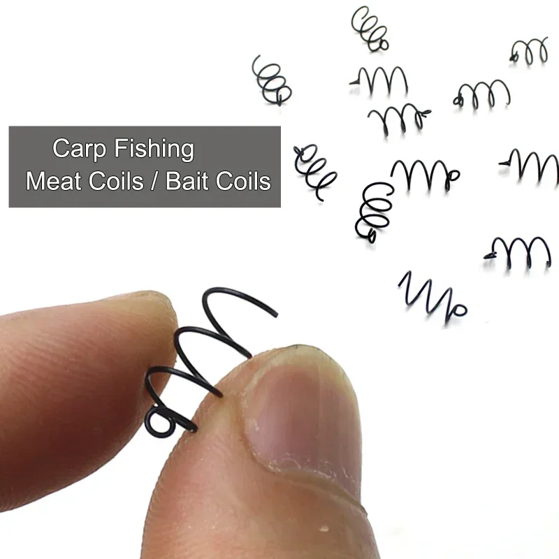 20 Pieces Carp Fishing Bait Meat Coil Bait Pop Up Boilies Ronnie Hair Zig Rig Carp Feeder Tackle Carp Fishing Accessories