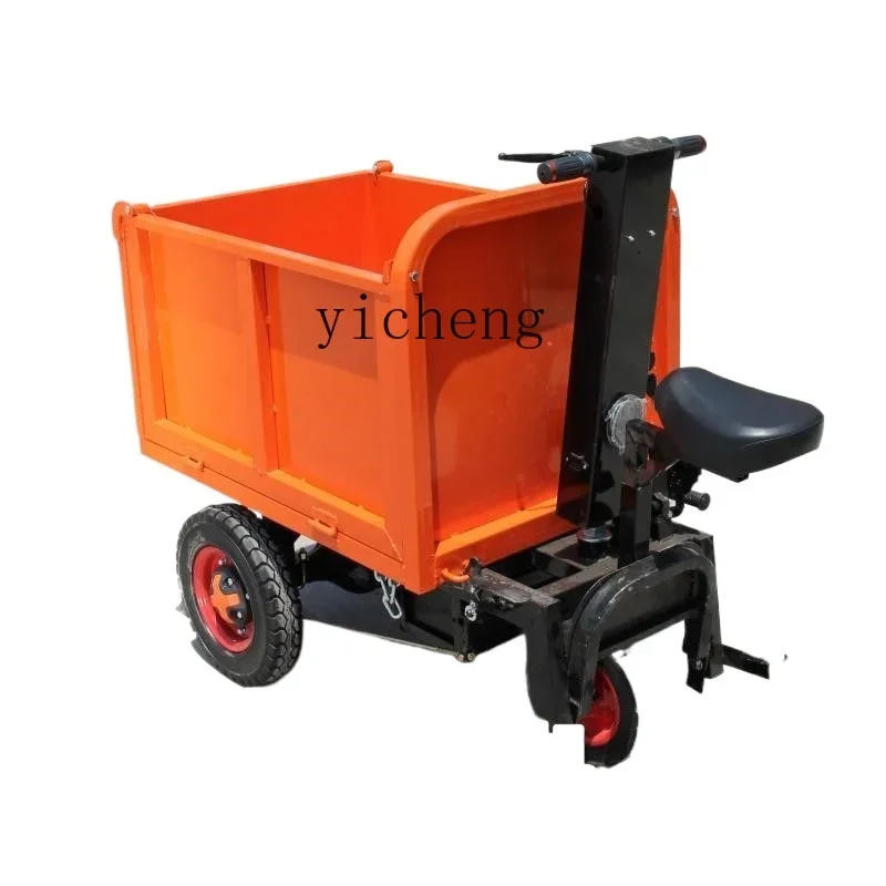 

TQH three-wheeled truck breeding feeding dump truck pulling brick and dung truck construction site electric trolley