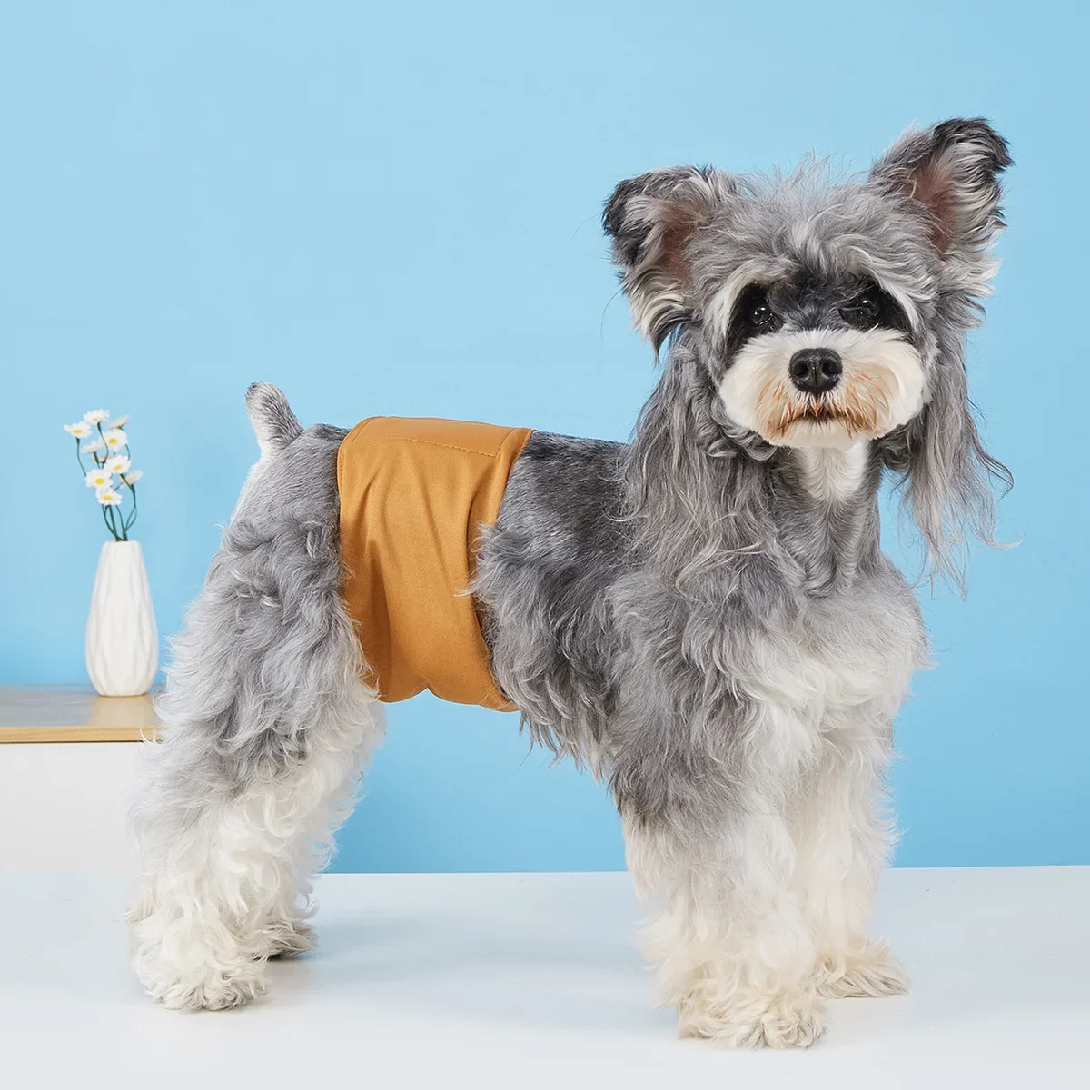 sunorchid Breathable Dog Physiological Pants Washable Leak-proof Pet Underwear High Absorbing Comfortable Diapers Dog bellybands