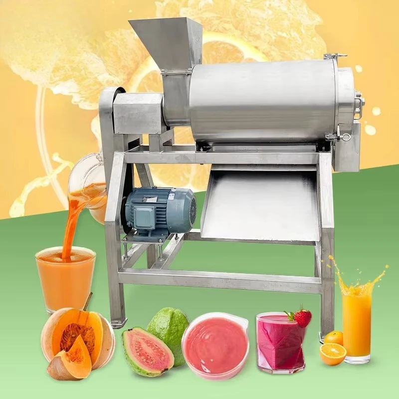 Stainless steel commercial juice processing mango pulper tomato puree