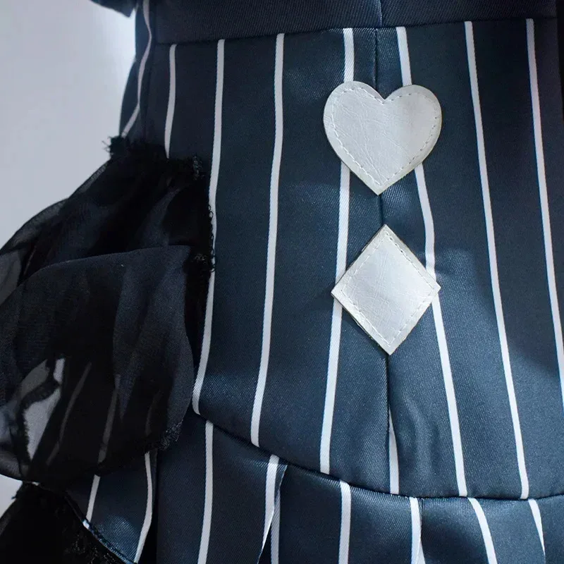 أزياء تنكرية أكياما ميزوكي، فستان مسرح ملون، ملابس حفلات الهالوين، مجموعة كاملة