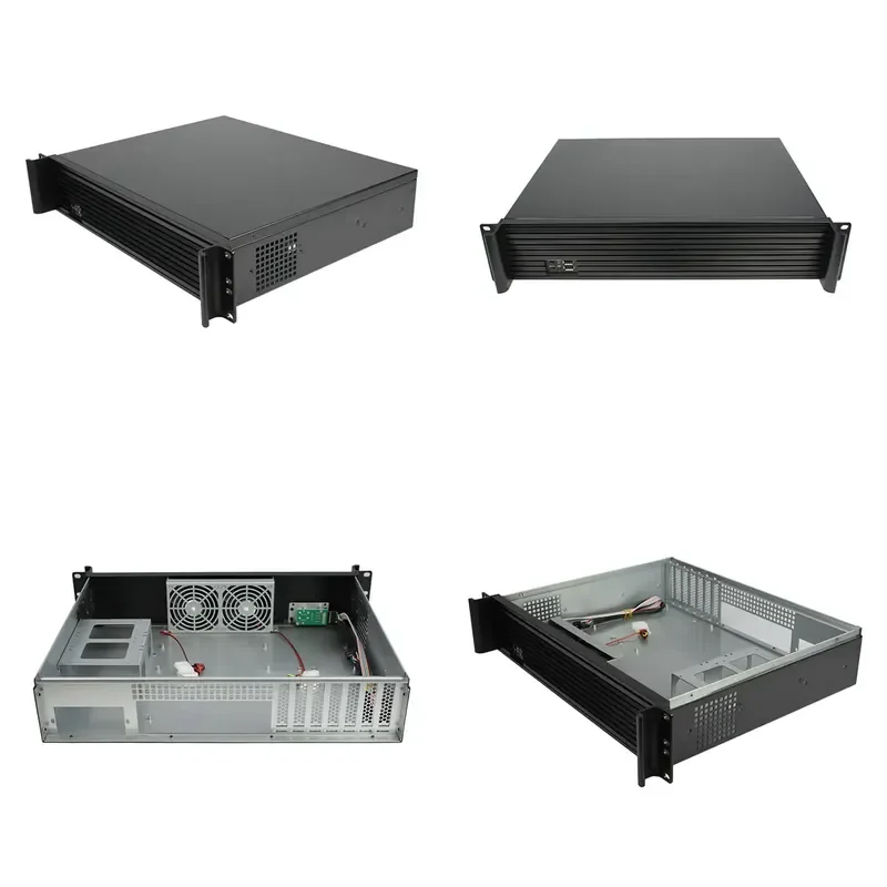 Manufacturer Price Stocked 2u Rackmount High Performance Server Short Case Max Support ATX Motherboard Server Chassis
