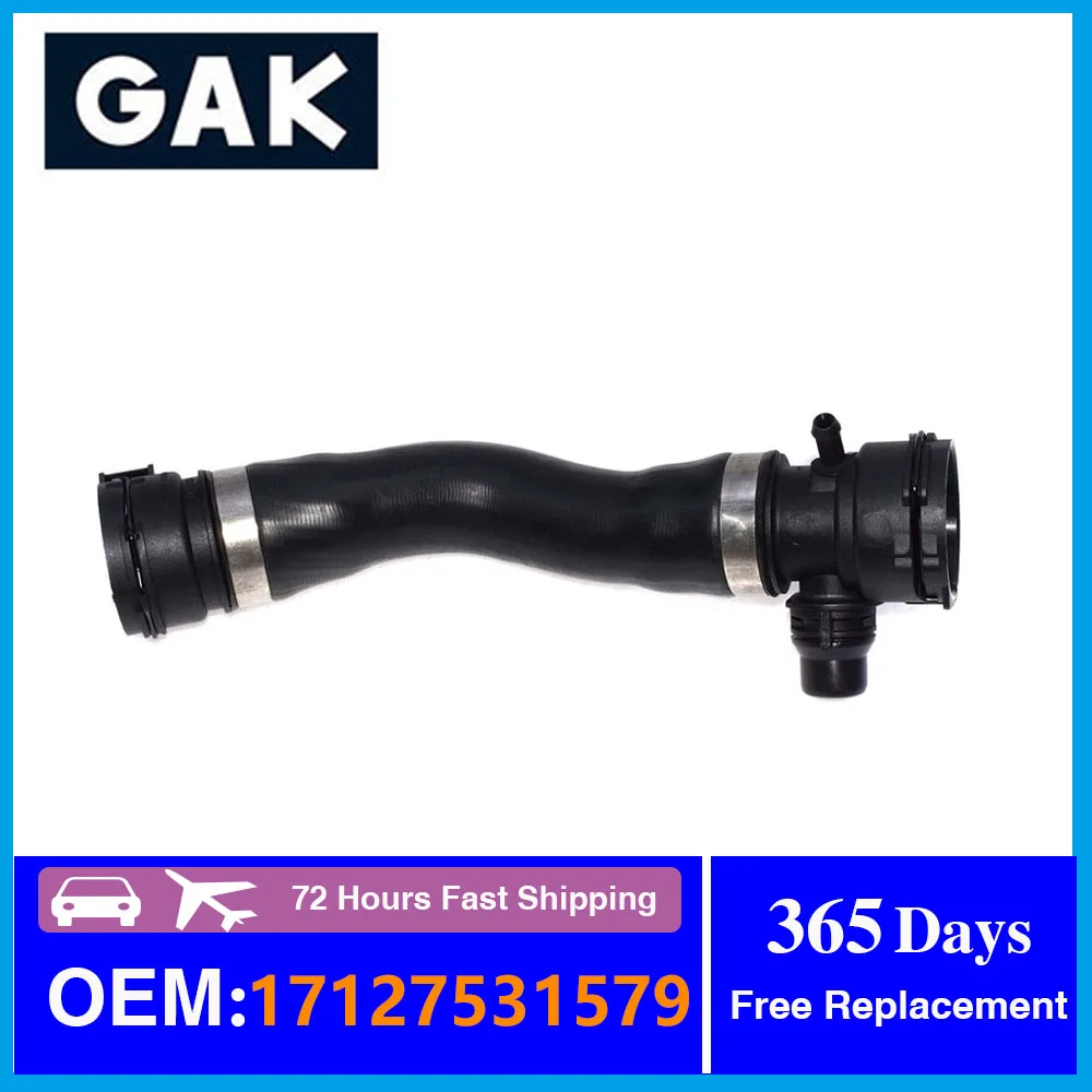 

GAK brand 17127531579 Car Accessories Radiator Hose Upper Coolant Water For BMW E88 125i 128i 130i E90 E92 325 328 330