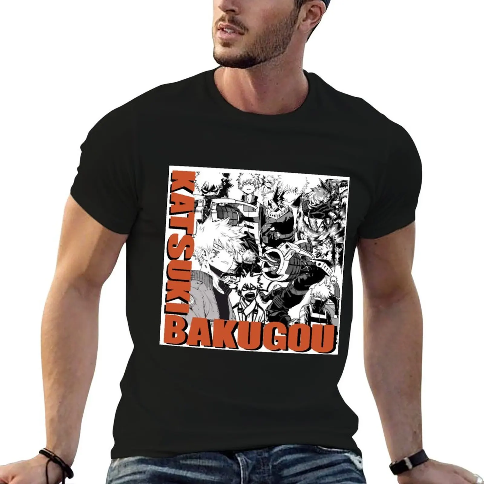 Bakugou Katsuki Collage T-Shirt t shirts designer man t shirts for men mens graphic t shirts T-shirt