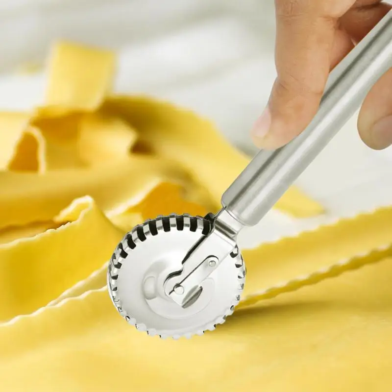 1PC New Arrival Ravioli Cutter Stainless Steel Wheel Perfect For Cutting Sealing And Crimping Fresh Pasta And Pastry Dough