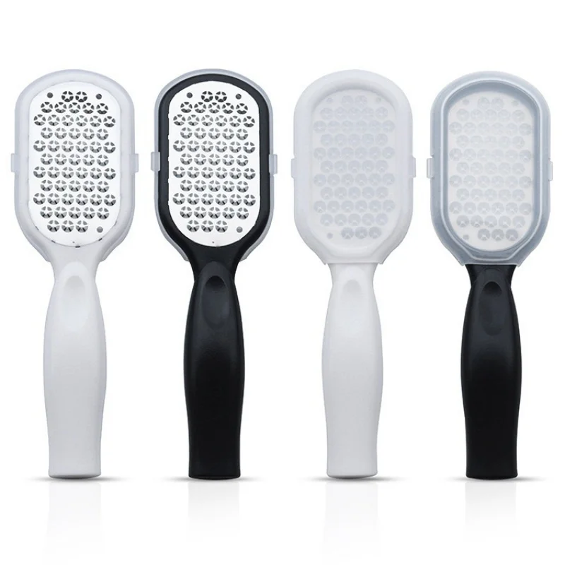 Lima per piedi bifacciale in acciaio inossidabile - Dispositivo professionale per la rimozione dei calli per l'esfoliazione del tallone e del piede ​