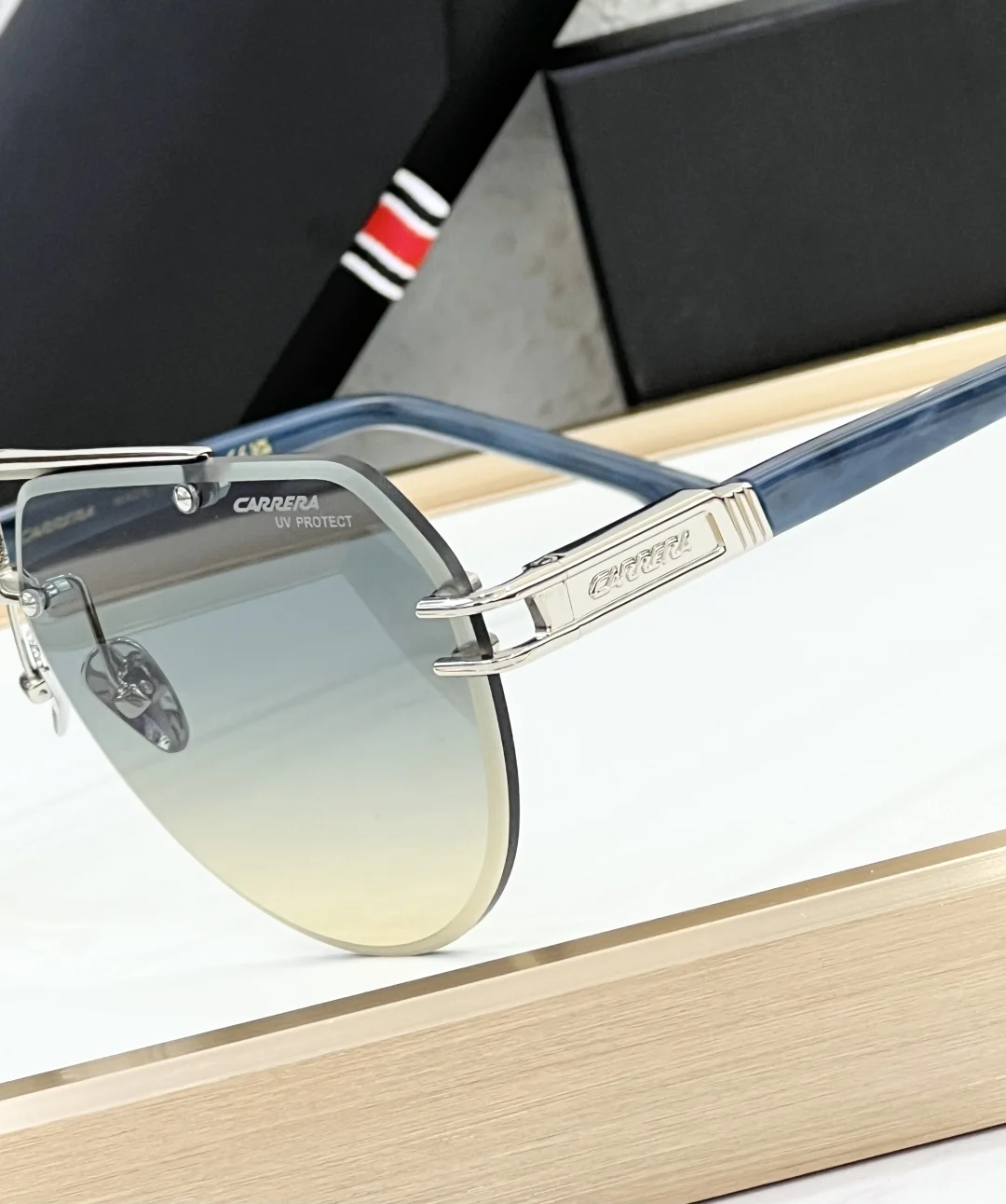 Carrera جودة عالية جسر مزدوج خمر أزياء الرجال النساء سبيكة النظارات الإطار القيادة السفر الفاخرة العلامة التجارية تصميم نظارات شمسية