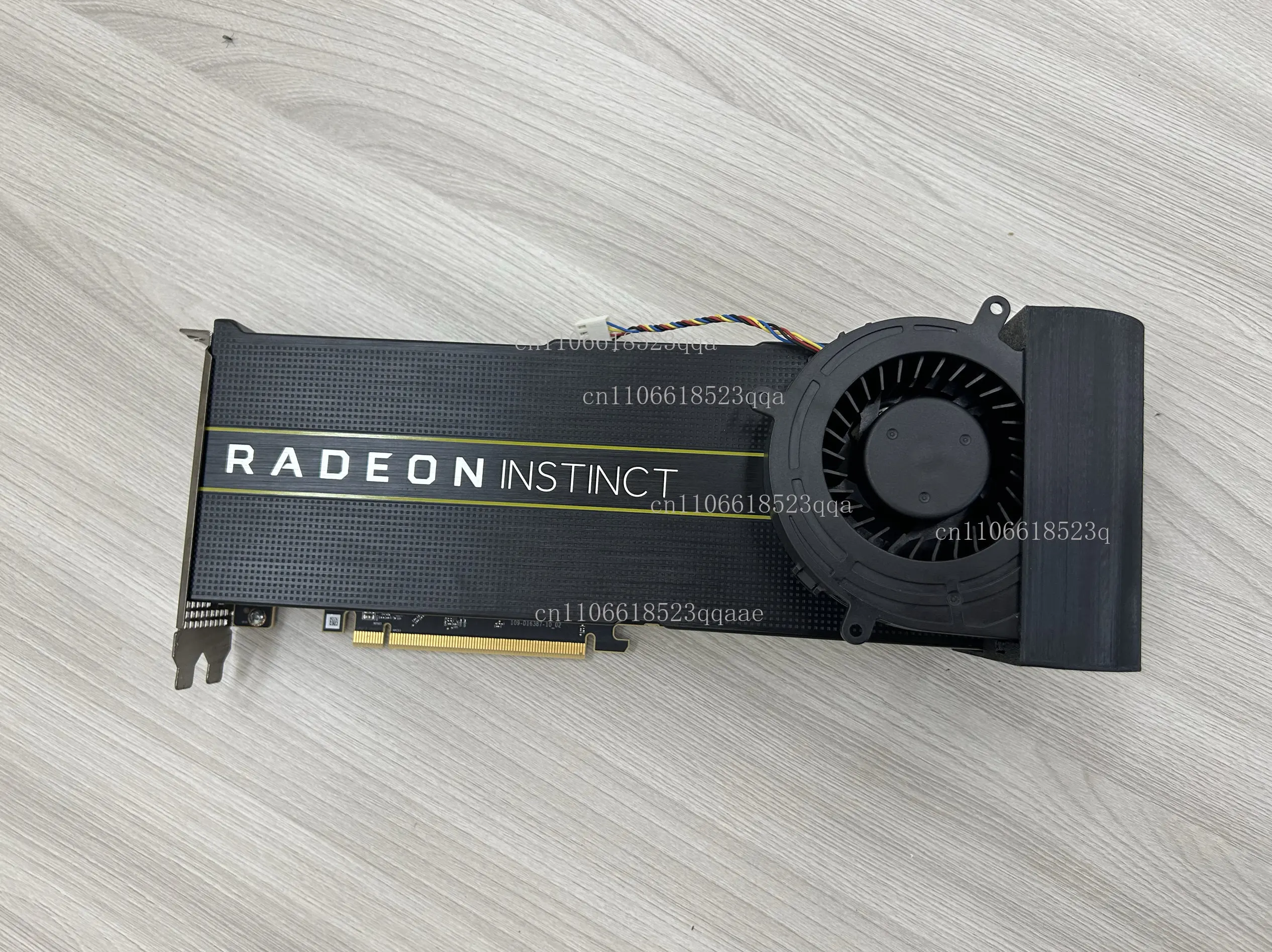 MI25 MI50 MI60 MI100 MI210 s7150 X2 graphics card active cooling fan modification