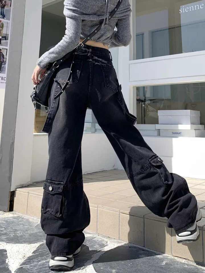 メンズ 00s archive wide buggy denim