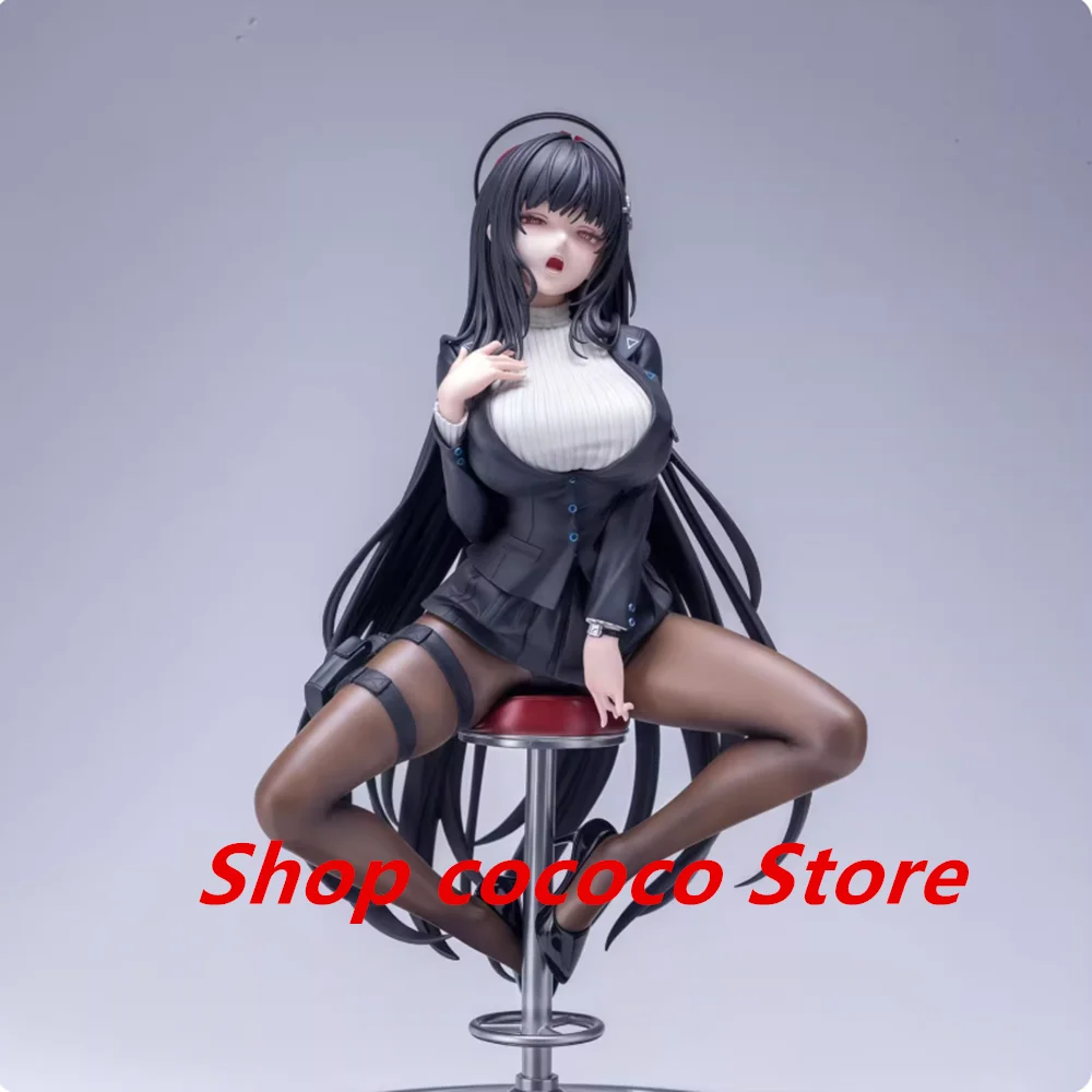 

25 см синий архив 1/7 игрушки для девочек китайские аниме фигурки ПВХ Цукацуки Рио фигурка игрушка игра Коллекционная модель куклы