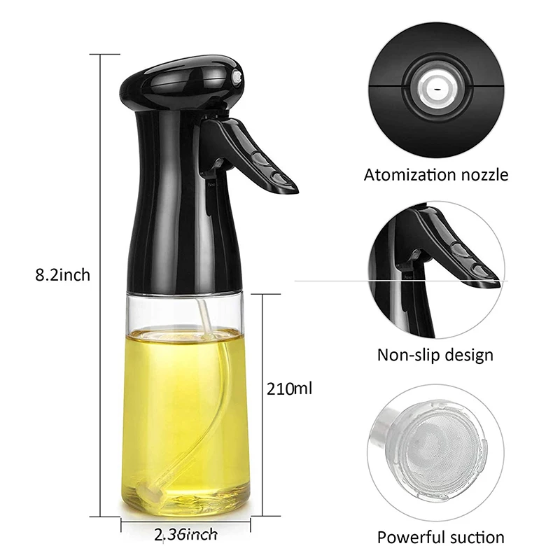 1PC spruzzatore di olio Spray d\'oliva bottiglia di cottura cottura spruzzatore di nebbia di aceto bottiglia Spray per Barbecue Dispenser di olio