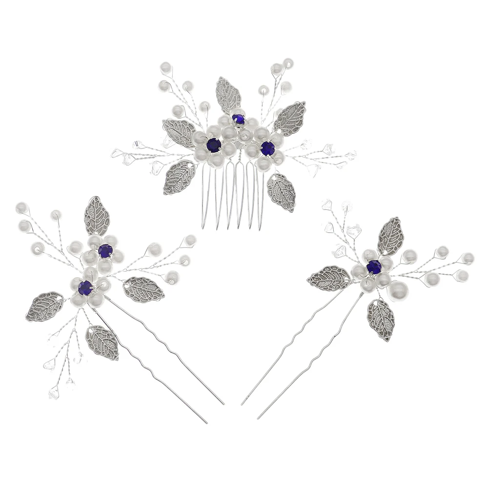 

Bridal Wedding Comb Leaf Insert Hairpin Elegant Accessories Bright Luster ABS Zinc Alloy Pearl Flower Decor Banquet Ball Special