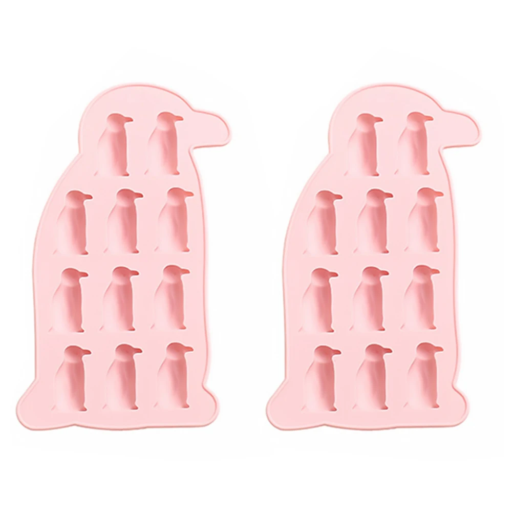 

Silicone Penguin Ice Cube Tray Chocolate Molds Baking Supplies Cute Kitchen Tools Reusable Nonstick Molds Homemade Gifts