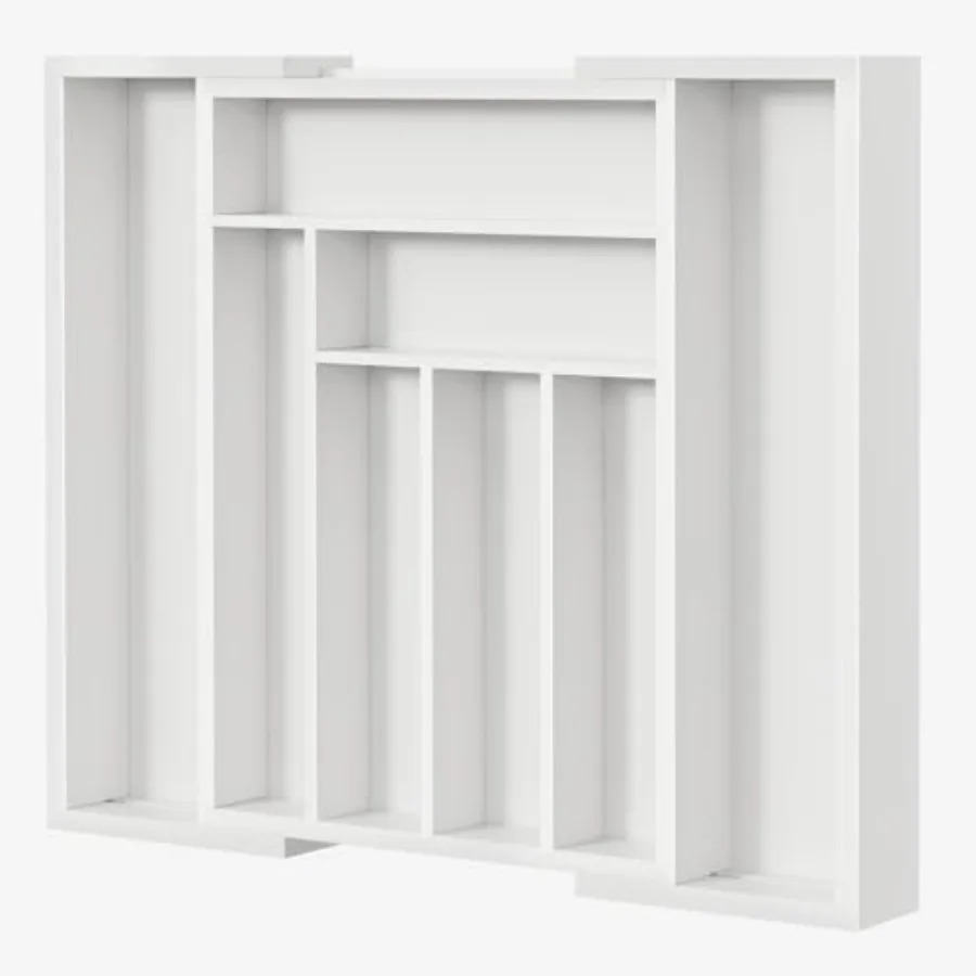 

Бамбуковый расширяемый органайзер для ящиков, регулируемый лоток для столовых приборов, деревянные разделители для ящиков, органайзер для серебряных приборов