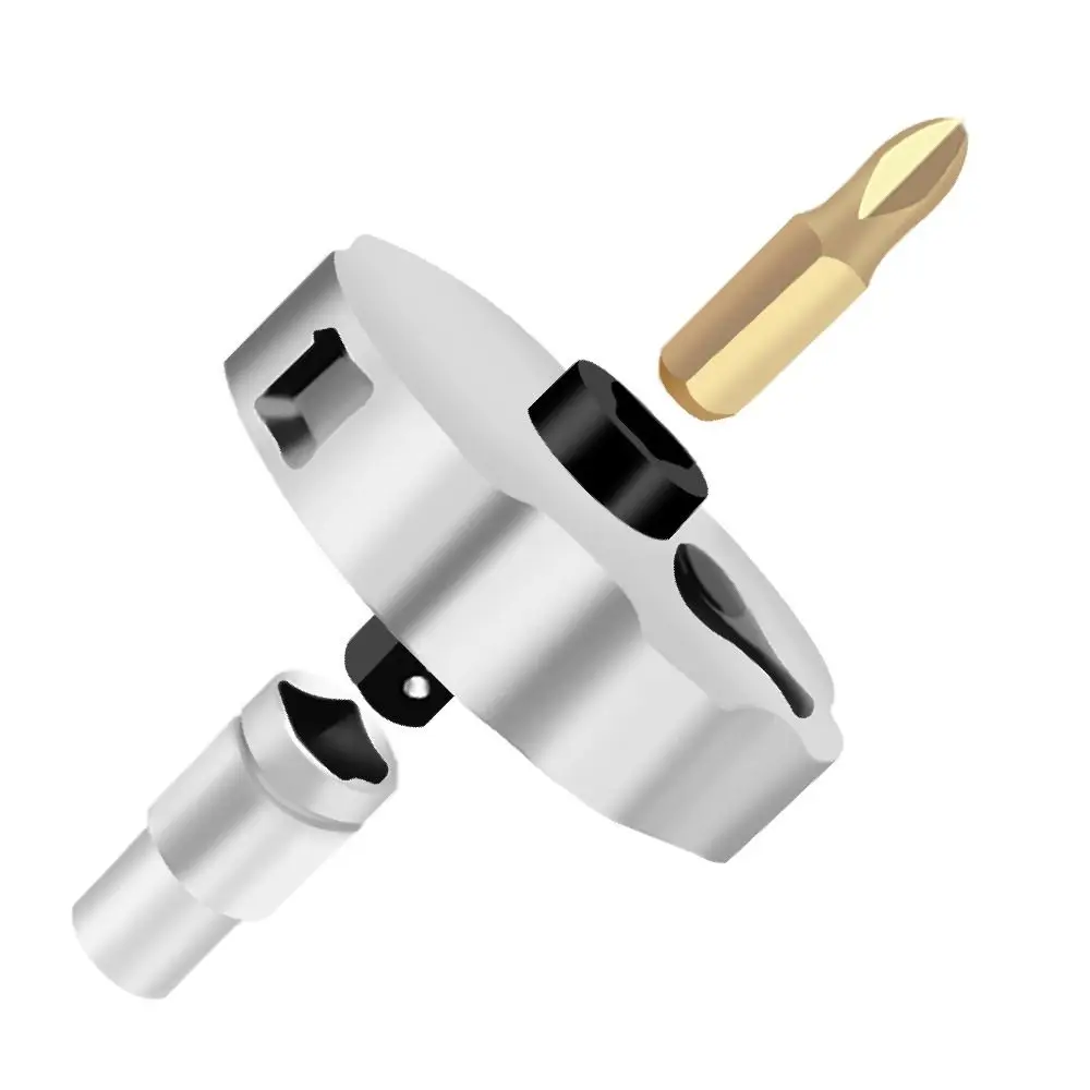 Geschenke 1/4 Zoll Mini-Ratsche 3-in-1 tragbare Ratschenschraube Handwerkzeug All-in-One-Ratschenschlüssel