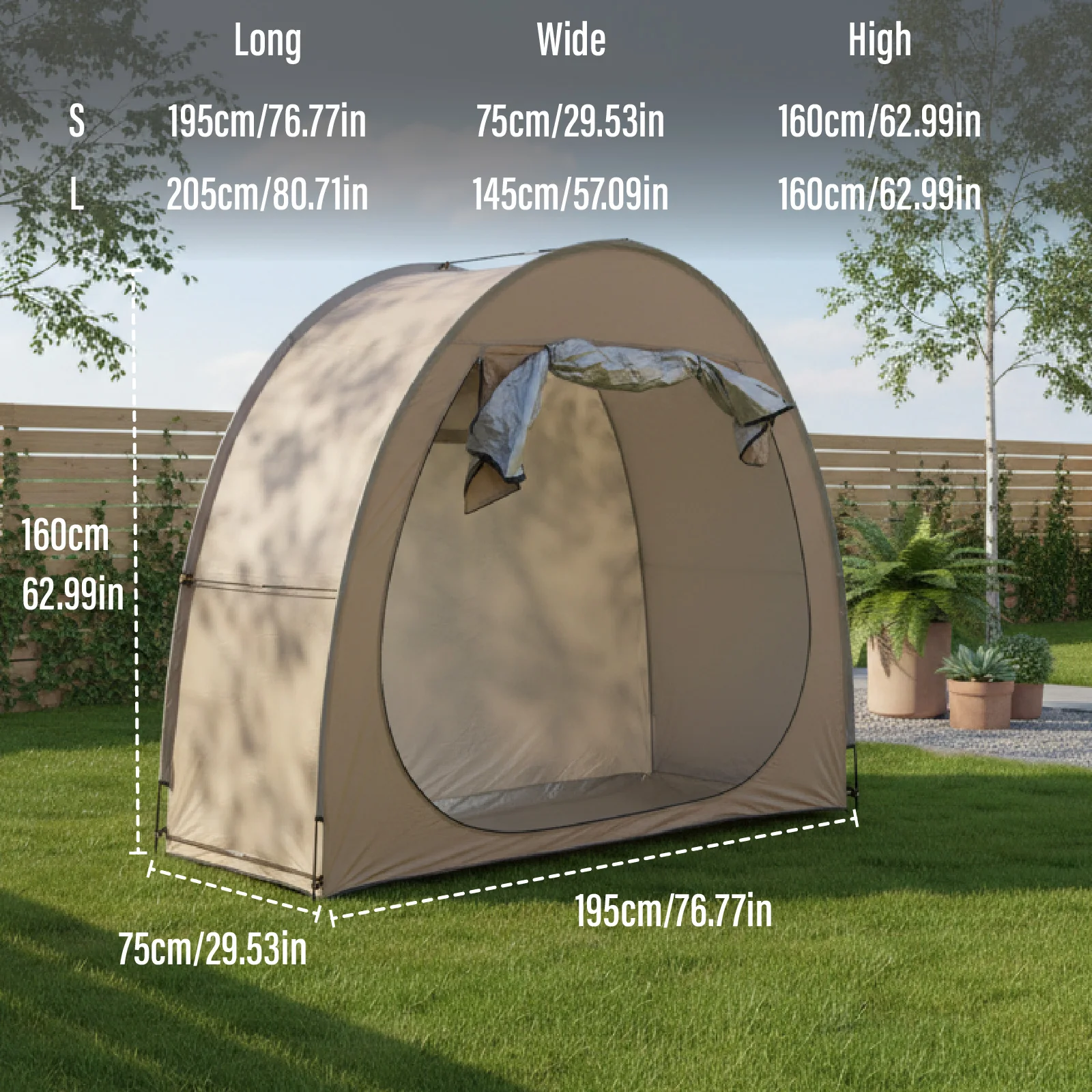 Thickened Oxford Cloth Portable Bike Shelter Private Travel Tent for Outdoor Hiking Cycling Camping And Travel