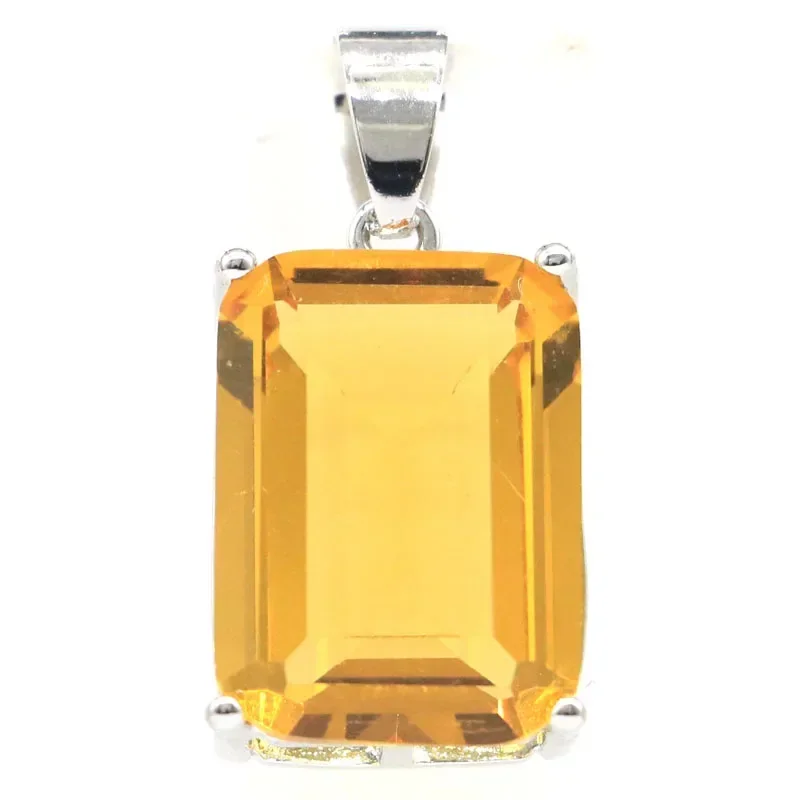 Buy 4 Get 1 Free 5g Real Customized 925 Solid Sterling Silver Pendant Green Emerald Citrine Peridot Tourmaline Spinel Blue Topaz